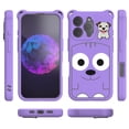 thumbnail image 7 of For iPhone 16 Pro Max Case,Ultra Slim Designing,Lightweight,Cute Puppy Cartoon Print,Shockproof Anti-Fall Protective Thin Fit Rugged Phone Case Cover For iPhone 16 Pro Max,Purple, 7 of 7