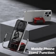 thumbnail image 6 of Getino Compatible with Apple AirPods 4 & AirPods Pro 3 Case Cover with Phone Stand, Magnetic Lock & Cleaning Kit, 6 of 9