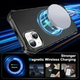 thumbnail image 3 of for iPhone 15 Case, [Compatible with MagSafe][Anti-Yellowing][Military-Grade Protection] Shockproof Corner Enhanced Protection Magnetic Phone Case for iPhone 15,Black, 3 of 6