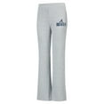 thumbnail image 2 of Women's Concepts Sport Gray Atlanta Braves Juniper Rib Knit Flare Sleep Pants, 2 of 3