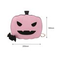 thumbnail image 1 of Bolsa de mensajero con cadena en forma de calabaza con purpurina divertida, monedero pequeño para mujer (rosa) Ehuebsd Para Estrenar, 1 of 9