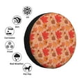 thumbnail image 4 of Naloa Yellow And Red Maple Leaves PVC Leather Spare Tire Wheel Cover Spare Tire Cover, for Car Truck SUV Camper Trailer Universal Fit(14-17in)-17 inch, 4 of 6