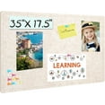thumbnail image 1 of Large Bulletin Board X es Felt Board Notice Pin Board x &#Cork Board Alternative for Wall SelfAdhesive Vision Board Mood Board Foldable Photo Board with Pushpi, 1 of 6
