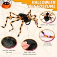 thumbnail image 4 of KyFree 64 LED Spider Dog Halloween Costume for Dogs, Furry Giant Spider with Orange Purple Lights Dog Halloween Cosplay - Large, 4 of 7