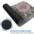 thumbnail image 6 of Long Mouse Pads for Desk,Pioneer Flower Floral Print Pattern Desk Mats on Top Of Desks, Desk Mouse Pad Extra Large with 3mm Non-Slip Base and Stitched Edge for Gaming,Office,Work,Home 31.5"x11.8", 6 of 6