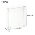 thumbnail image 2 of Uxcell Plastic Retail Boxes 15x60x65mm with Protective Film Clear for Candy 10 Pack, 2 of 4