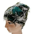 thumbnail image 1 of Unisex Cap Club Cosplay Hat Ripped Short Hair Camouflage Color Matching Elastic Beanie Hand Made Windproof Warm Knitted Hat, 1 of 10