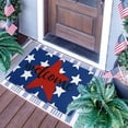 thumbnail image 2 of 4th of July Door Mat,American Flag Star Indoor Outdoor Non-Slip Patriotic Summer Doormat,Entryway Front Porch Fourth of July Independence Day Welcome Door Mats for Entrance Decor 30" x 17", 2 of 7