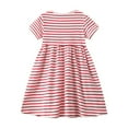 thumbnail image 4 of Girls Stripe Embroidery Birds Nest Sun Dress Q556 Size 2T-7, 4 of 4