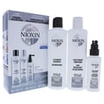 thumbnail image 1 of Nioxin Champú limpiador 10.1 oz acondicionador terapia cuero cabelludo 10.1 oz tratamiento cabello 3.38 oz sistema 1 3 Pc, 1 of 8