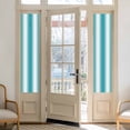 thumbnail image 2 of Ombre Turquoise Window Privacy Film, Gradient White Abstract Minimalist Stripe Static Cling UV Sun Blocking Heat Control Window Tint, Non-Adhesive One Way Windows Privacy Cover 17.7''x78.7'', 2 of 7