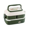 thumbnail image 2 of DOLITY Children Lunch Box Lightweight Food Containers for Fishing Dining Out Office Green, 2 of 8
