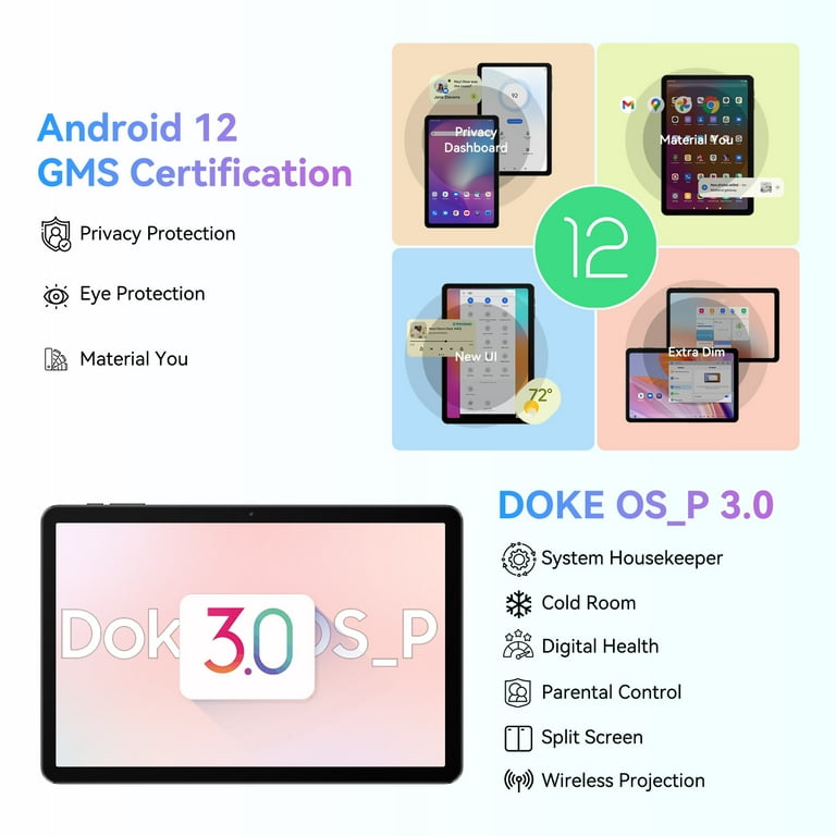 Android Tablet, Blackview Tab 8 Wifi 10 inch Computer Tablet for