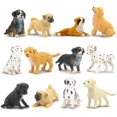 thumbnail image 1 of Juego de figuras de animales Toymany Mini Dog, 12 unidades, regalo para niños, 1 of 9