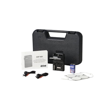 Portable Dual Channel TENS Unit - with Timer and Electrodes