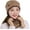 Khaki Set, variant on Winter Hats and Scarf Set Knitted Slouchy Beanie Hat Warm Knit Skull Cap Infinity Scarves for Women Snow Ski Brown Set
