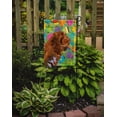 thumbnail image 2 of Carolines Treasures SS4855-FLAG-PARENT Sussex Spaniel Easter Eggtravaganza Flag  multicolor, 2 of 2