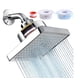 thumbnail image 1 of Cabezal De Ducha 2 Filtrante Para Regadera De Baño Cuadradas Modelo Plateado Cromado, 1 of 4