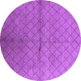 thumbnail image 1 of Ahgly Company Indoor Round Oriental Purple Industrial Area Rugs, 8' Round, 1 of 4