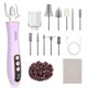 thumbnail image 1 of Kit de manicura y pedicura Hoxida, luz LED de 360°, 10 velocidades, inalámbrica, 1 of 9