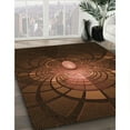 thumbnail image 3 of Ahgly Company Machine Washable Indoor Rectangle Transitional Mahogany Brown Area Rugs, 3' x 5', 3 of 7
