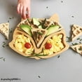 thumbnail image 2 of bamboo bamboo Baby Plates with Suction - Toddler Fox Cub Suction Plate, Stay Put Feeding Plate, Natural Bamboo, 2 of 4