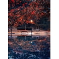 thumbnail image 2 of Love Grams 14x18 White Modern Wood Framed Museum Art Print Titled - Along the Canal, 2 of 4