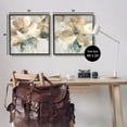 thumbnail image 4 of Stupell Industries Abstract Beige Flowers Botanical & Floral Painting Black Framed Art Print Wall Art, 24 x 24, Set of 2, 4 of 10