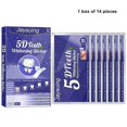 thumbnail image 1 of 14 Pairs Teeth Whitening Strips Dry Toothpaste Whitening Sticky Whitening Gel Strips False Teeth Oral Care Hygiene Toothpaste~16067--, 1 of 1