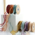 thumbnail image 3 of Travelwant 1 Roll 10 Yards Ribbon Yarn Ribbon Silk Ribbon Ribbon Rolls Perfect for Crafts, Hair Bows, Gift Wrapping, Wedding Party Decoration and More, 3 of 7