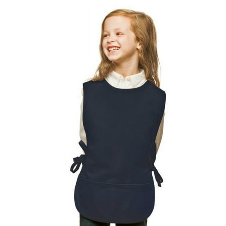 Navy Blue Kids Art Smock Cobbler Apron by My Little Doc
