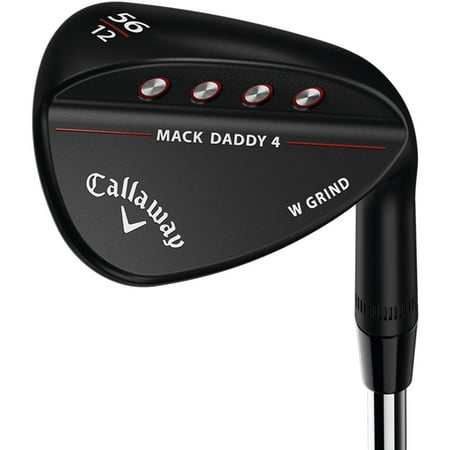 Callaway Mack Daddy 4 Golf Matte Black Wedge, 56 Degrees, Right