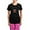 With Pink Pant, variant on CafePress - UKRAINE ALWAYS Pajamas - Women's Short Sleeve Print T-Shirt and Pants Dark Cotton Pajama Set