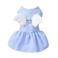 thumbnail image 2 of CBFFDC Robe Chiot Accrocheur Chiot Ange Col Rond Sans Manches Été Animal de Compagnie, 2 of 7
