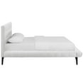 thumbnail image 4 of Modway Julia Queen Biscuit Tufted Performance Velvet Platform Bed in White, 4 of 7