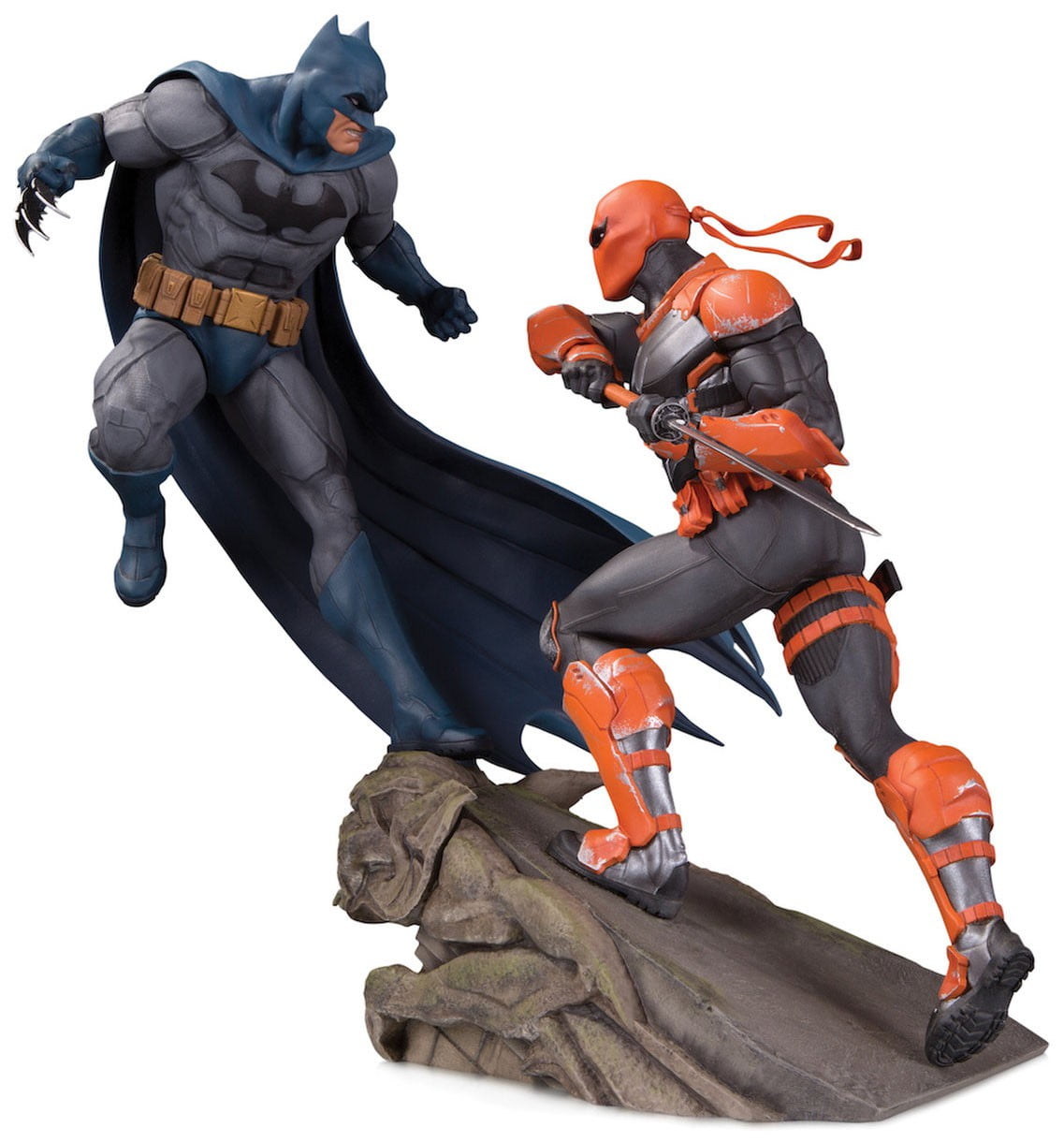 DC Batman Vs. Deathstroke Battle Statue