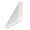 White-L, variant on 90 Degree Corner Brace Bracket, Cold Rolled Steel L-Shaped Shelf Support for Furniture Repair and Reinforcement, Multiple Sizes and Colors,1 PCS,WHITE,S