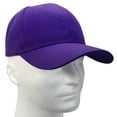thumbnail image 5 of Plain Baseball Dad Cap Adjustable Size for Running Workouts and Outdoor Activities Purple, 5 of 6