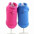 thumbnail image 4 of Zhuge Fleece Dog Coat, Cold Weather Pet Jacket Suitable for Small to Large Pets, S, Blue, 4 of 5