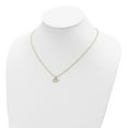 thumbnail image 4 of Auriga Fine Jewelry 10K Tri-Color Gold Double Heart Necklace 18" for Women, 4 of 6