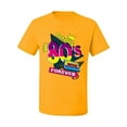 thumbnail image 3 of Totally 80's Forever Vintage Men's Graphic T-Shirt, Gold, Large, 3 of 5