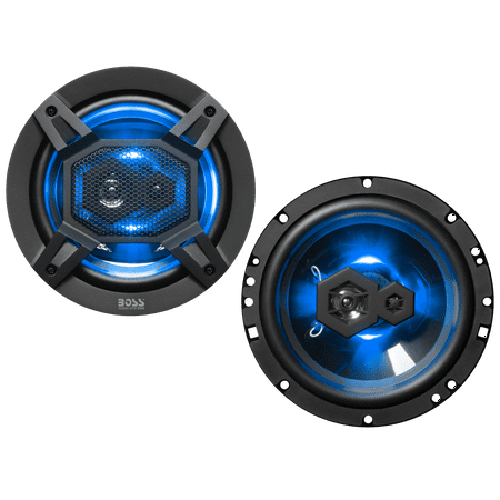 BOSS Audio - Elite 6-1/2" 3-Way Car Speakers with Polypropylene Cones (Pair) - Black