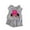 ZC Grey, variant on Toddler Girl Outfits Sleeveless Hooded Top Shorts Two Piece Summer Casual Sports Girl Clothes Gray 18-24 Months