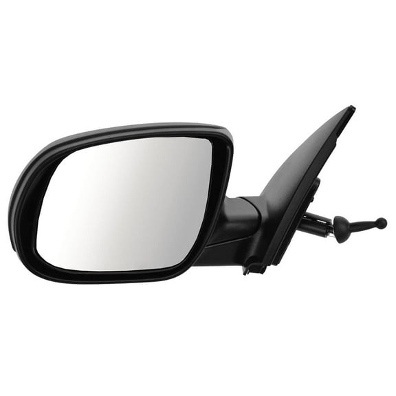 TRQ Mirror Manual Remote Textured LH Left Driver Side for 10-11 Hyundai Accent MRA06574