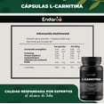 thumbnail image 3 of L- Carnitina 60 Cápsulas 1000 Mg Por Porción Sin Sabor, 3 of 6