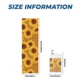 thumbnail image 3 of Lsque Yellow Leopard Print Sunflower Printed Cooling Towel (40"x 12"), Ice Towel, Microfiber, Soft Breathable Chilly Towel for Yoga, Sport, Gym, Workout, Fitness, Running, 3 of 9