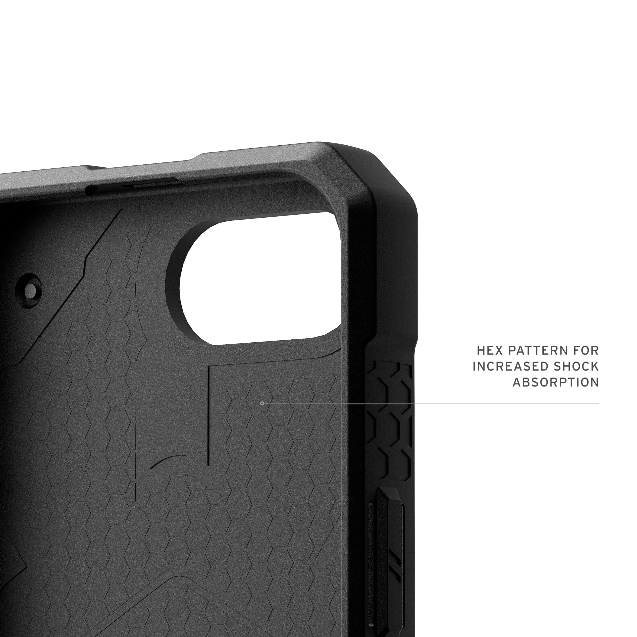 UAG iPhone 17e / iPhone 16e Case Monarch Pro - Compatible with MagSafe Premium Carbon Fiber Inlay Rugged Military Grade Drop Proof Protective Cover, Titanium