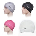 thumbnail image 2 of Gorro de natación para hombre y mujer, de silicona, impermeable, con protección auditiva., 2 of 3