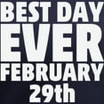 thumbnail image 3 of CafePress - Best Day Ever February 29Th T Shirt - Women's V-Neck Dark T-Shirt, 3 of 4