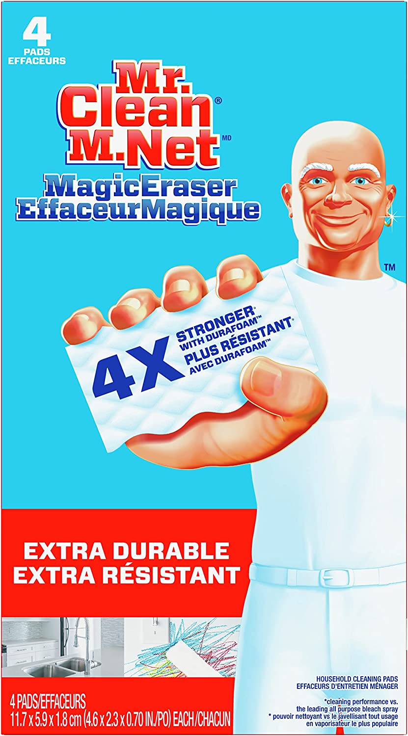 Mr. Clean Magic Eraser Extra Durable Scrubber & Cleaning Sponge 4ct.